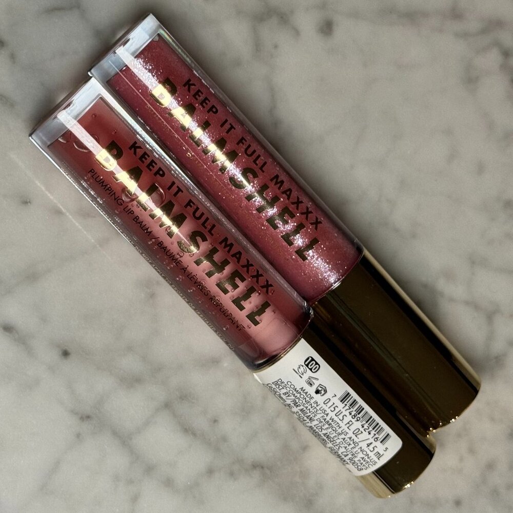 Milani Keep It Full Maxxx Balmshell Lip Plumping Balm Set | 100 & 230 | NEW
